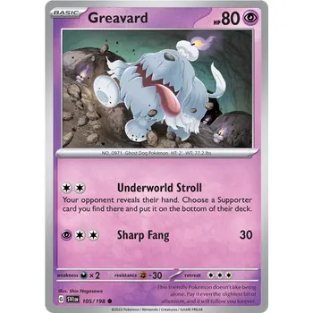 Karetní hra Pokémon TCG Greavard 105/198