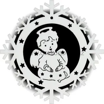 Vánoční dekorace Vánoční ozdoba VLOČKA č.1403