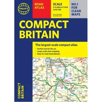 Cestování Philip's Compact Britain Road Atlas - Philip's Maps [EN] (2022, Soft, Octopus Publishing Group)