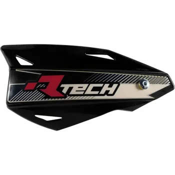 Chránič ruky pro motocykl Kryty páček VERTIGO, RTECH (černé, polohovatelné, vč. montážní sady)