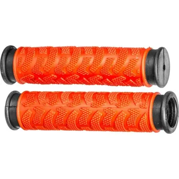 grip Gripy MTB, OXFORD (červené/černé, dvoukomponentní, délka 127 mm, 1 pár)
