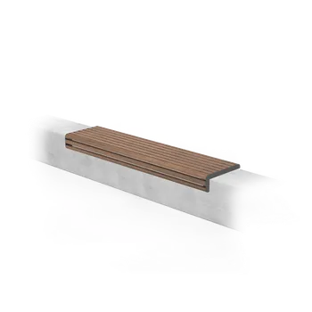 Zahradní lavice HTI VITA Lavička bez opěradla LVI196.01 Materiál konstrukce: ocel, Povrchová úprava: komaxit dle RAL, Typ použitého obložení: sapeli