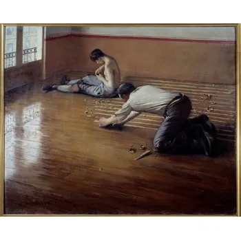 Plakát Plakát, Obraz - The floor planers., Caillebotte, Gustave