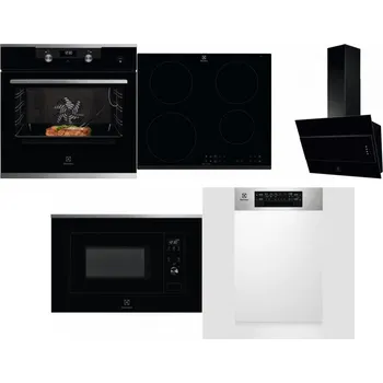 Set domácích spotřebičů ELECTROLUX KODEC75X2 + ELECTROLUX LIR60430 + ELECTROLUX LFV316K + ELECTROLUX LMS2203EMX + ELECTROLUX EEM43300IX