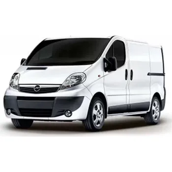 Nosič kol Příčníky Thule WingBar Evo Black Opel Vivaro 2001-2014 s pevnými body