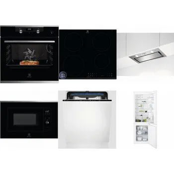 Set domácích spotřebičů ELECTROLUX KODEC75X2 + ELECTROLUX LIR60433B + ELECTROLUX LFG716X + ELECTROLUX LMS2203EMX + ELECTROLUX EES48200L + ELECTROLUX ENT6TF18S