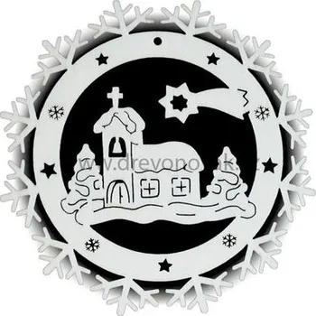 Vánoční dekorace Vánoční ozdoba VLOČKA č.1408