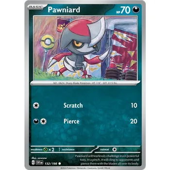 Karetní hra Pokémon TCG Pawniard 132/198