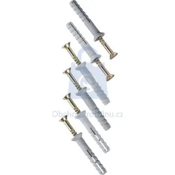 Hmoždinka Hmoždinka natloukací s vrutem, Den Braven 6 x 80, balení 1 ks