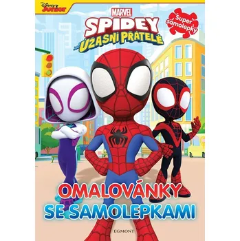 omalovánky Omalovánky se samolepkami: Spidey a jeho úžasní přátelé (brožovaná, šitá 2 skobkami)