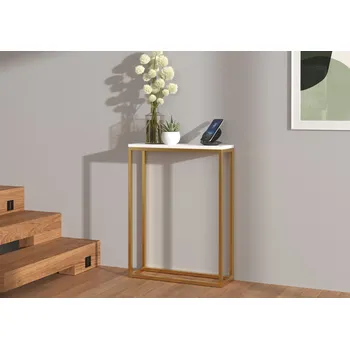 Předsíňová stěna Nábytek PEGAS s.r.o. Konzole LUCAS Zlatý+Bílý