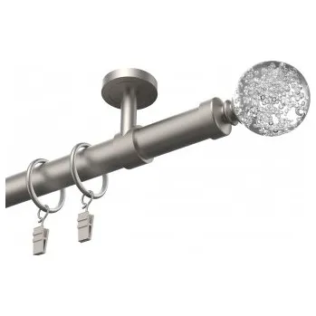 Kovová garnýž na strop EXCLUSIVE Satin Ø 28 mm - Gula Bubble