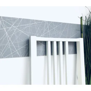 Izolační páska Elastický dekorativní pás na stěnu ART 20 cm x 2 m - barva ŠEDÁ