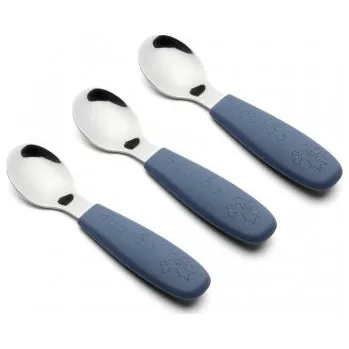dětská jídelní sada Nuuroo Theodor Set lžiček 3 ks - Bering Sea