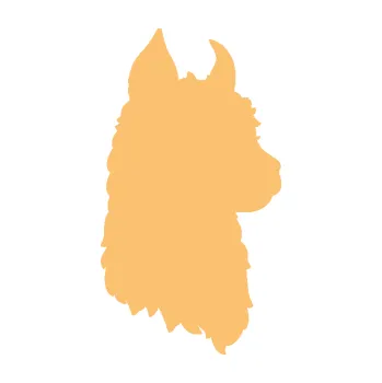 Samolepící dekorace Lama 006 pravá silueta (08 - béžová) SAMOLEPKA NA AUTO, NÁLEPKA, FÓLIE, POLEP, TUNING, VLASTNÍ TEXT, TISK, AUTOSAMOLEPKY.cz, POLEPY, OBRÁZEK, LOGO, 3D STICKERS