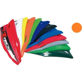 Chránič ruky pro motocykl Plasty krytů páček VERTIGO, RTECH (oranžové, pár)