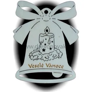 Vánoční dekorace Vánoční ozdoba ZVONEK č.1106