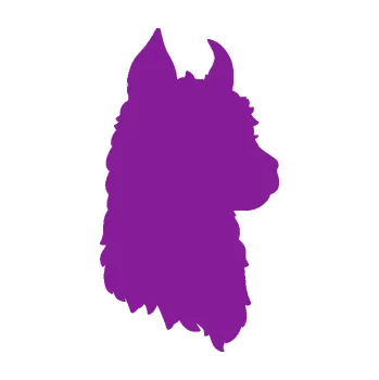 Samolepící dekorace SAMOLEPKA Lama 006 pravá silueta (14 - fialová) NA AUTO, NÁLEPKA, FÓLIE, POLEP, TUNING, VLASTNÍ TEXT, TISK, AUTOSAMOLEPKY.cz, POLEPY, OBRÁZEK, LOGO, SAMOLEPKY