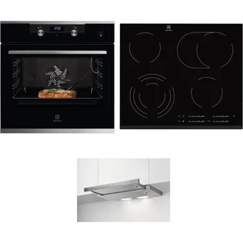 Set domácích spotřebičů ELECTROLUX KODEC75X2 + ELECTROLUX EHF6547FXK + ELECTROLUX LFP326S