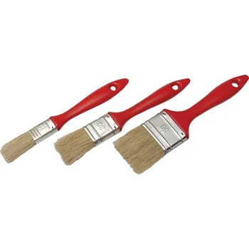 Malířský štětec Štětce ploché, 20, 30, 50mm, sada 3ks, s plastovou rukojetí
