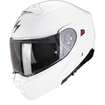 Helma na motorku Výklopná helma na motorku SCORPION EXO-930 EVO solid bílá
