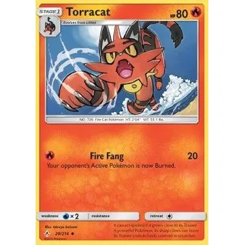 Volný čas Pokémon UNB 028/214 Torracat - Unbroken Bonds Stav: Excellent, Verze: NORMAL