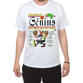 Tričko - Nemusíš být Génius Barva: Bílá, S