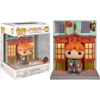 Funko POP! Deluxe: Harry Potter Diagon Alley Quidditch Supplies Store w/Ron 142