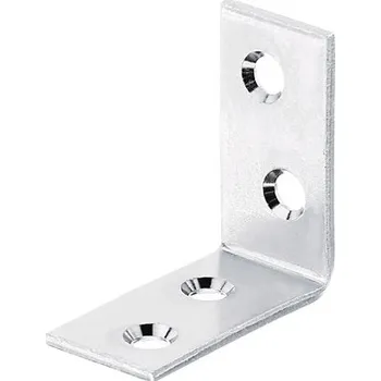 Tesařské kování Spojovací úhelník sedlový 40x40x20 mm sendzimirově pozinkovaný