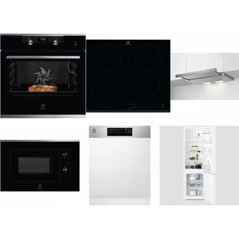Set domácích spotřebičů ELECTROLUX KODEC75X2 + ELECTROLUX LIR60430 + ELECTROLUX LFP326S + ELECTROLUX LMS2203EMX + ELECTROLUX EEM48300IX + ELECTROLUX LNT3LF18S