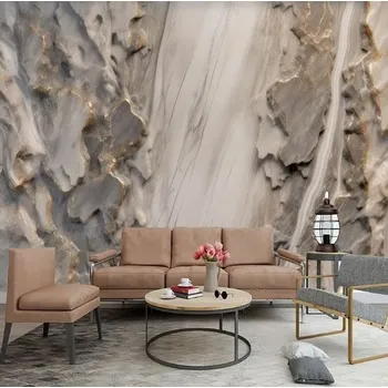 Tapeta Solution Media 3D tapety - Reliéfní kamenná stěna MU4792 1 - Voděodolné plátno - Textilní tapeta omyvatelná - 250g/m2