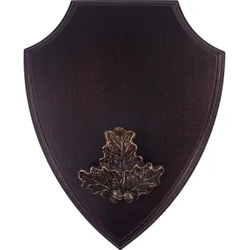 Podložka pod trofej č.308 - černá+ bronzový list malý