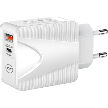 Berge Dvojitá rychlonabíječka PD20W + QC3.0