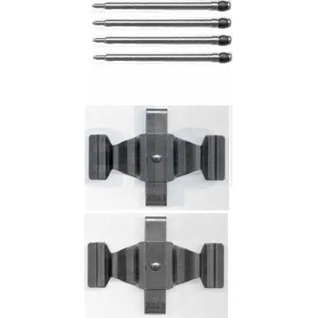 Přislušenství brzdového systému Sada příslušenství, obložení kotoučové brzdy DELPHI LX0398