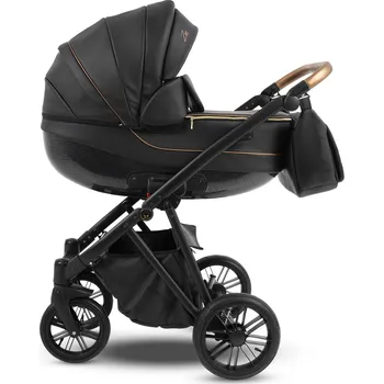 Kočárek Dětský kočárek Camarelo Zeo Eco, Eco-5 Černá+zlatá