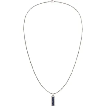 Náhrdelník Tommy Hilfiger Originální ocelový náhrdelník se sodalitem 2790542 + 2 měsíce na vrácení zboží