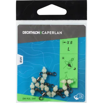 CAPERLAN Obratlík na sportovní rybolov Pater Roller Swivel fosforeskující