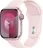 Apple Watch Series 9 41 mm Celullar, růžový hliník se světle růžovým sportovním řemínkem M/L