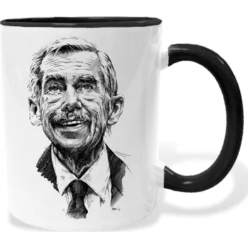 Hrnek - Václav Havel prezident Barva: Černá