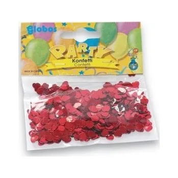 Konfeta Konfety - srdíčka červené