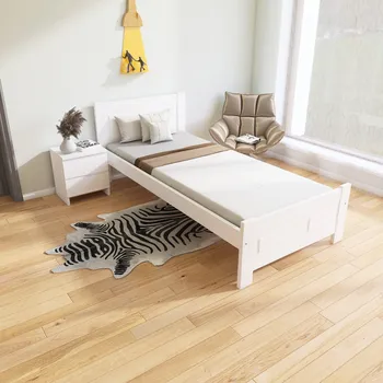 Postel PCZ Postel z masivu Ela 90 x 200 cm - barva Bílá