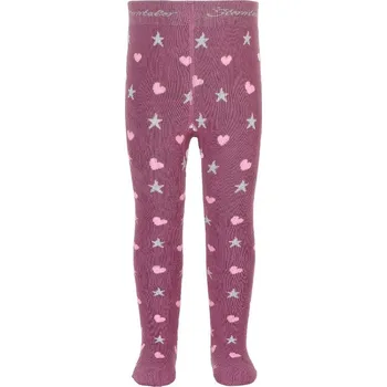 Teplé punčocháče Sterntaler srdíčka 110/116