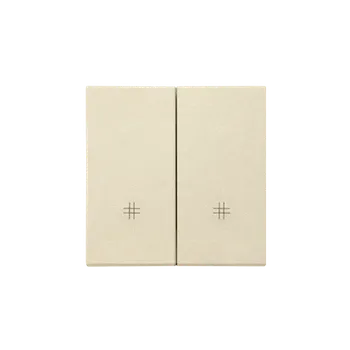 vypínač SIMON TKW7/2/144 Kryt 2 násobný pro přístroje spínačů a tlačítek bílá