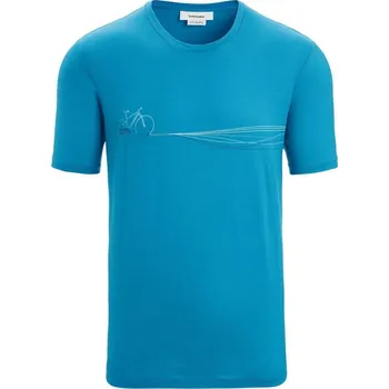 Triko Icebreaker Tech Lite II SS Tee Caden geo blue