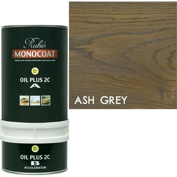 Olej na dřevo Rubio Monocoat Oil Plus 2C ASH GREY 3,5 L