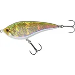 CAPERLAN Wobler Jerkbait WXM JRK 100SP Zelený hřbet BÍLÁ|ZELENÁ