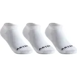 ARTENGO Nízké tenisové ponožky RS100 bílé 3 páry 27/30 BÍLÁ
