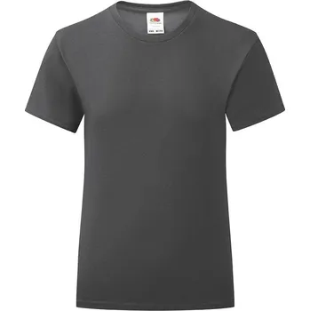 Chlapecké tričko Iconic Fruit of the Loom Graphite T-shirt Fruit of the Loom šedá 2450377