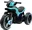 Baby Mix Police elektrická motorka, modrá