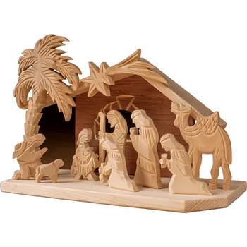 Betlém Drewmax Dřevěný vánoční betlém velký GD511 pacyg